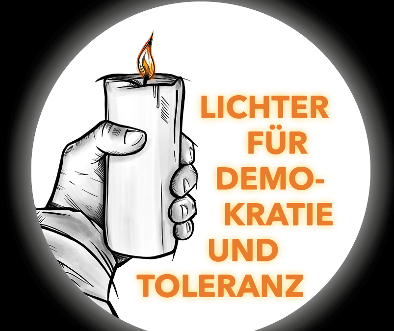 Lichter für Demokratie und Toleranz