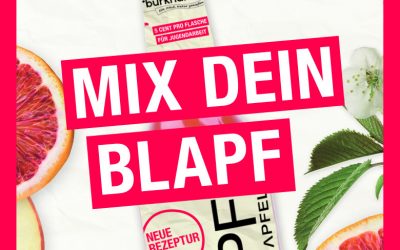 „Mix dein BLAPF“- eine Kiste für alkoholfreie Cocktails. Jetzt anmelden!