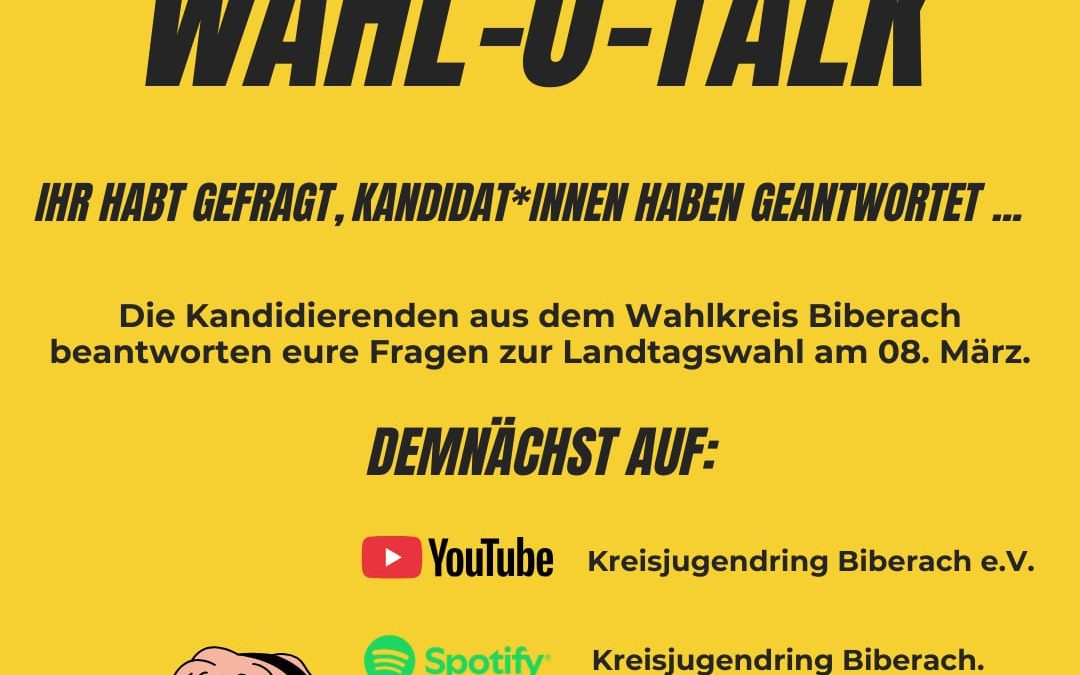 Wahl-O-Talk: Junge Menschen im Dialog mit Parteien zur Landtagswahl