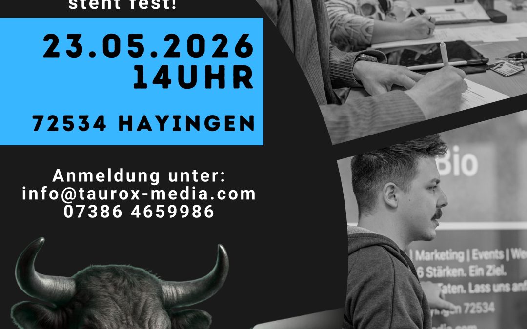 Social Media Basics Training über die TAUROX ACADEMY